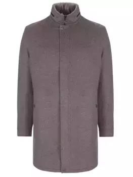 Пальто с мехом нутрии