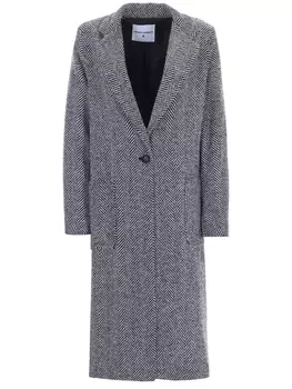 Пальто с принтом