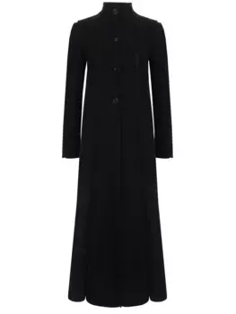 Пальто с сетчатыми вставками