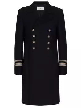 Пальто шерстяное SAINT LAURENT