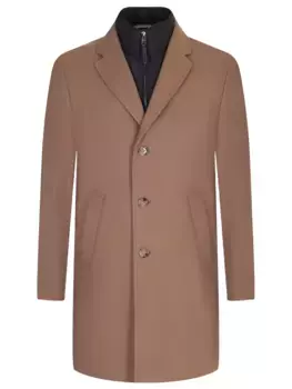 Пальто Slim Fit хлопковое BOSS