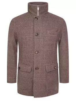 Пальто в клетку CORTIGIANI