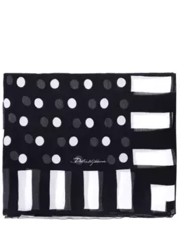 Палантин шелковый DOLCE & GABBANA