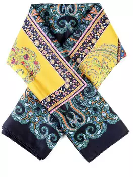 Палантин шелковый с принтом ETRO