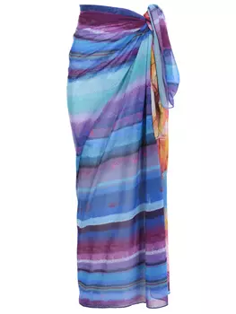 Парео с принтом