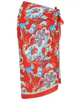 Парео с принтом LAH