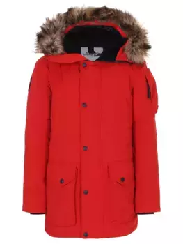 Парка однотонная