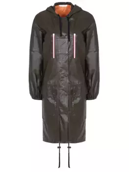 Парка-плащ кожаная