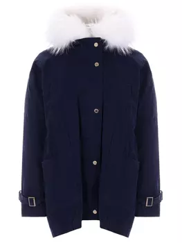 Парка с мехом енота