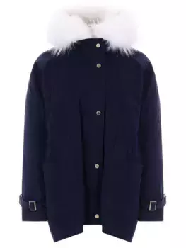 Парка с мехом енота