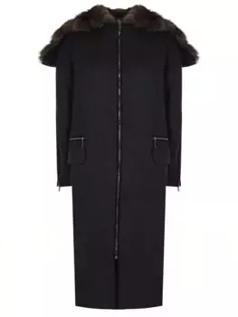 Парка с мехом соболя