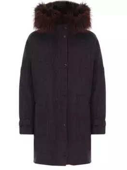 Парка с мехом соболя и лисы VIA CAPPELLA