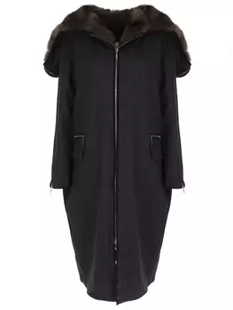 Парка с мехом соболя VIA CAPPELLA