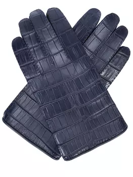 Перчатки из кожи крокодила JOHNNY MANGLANI