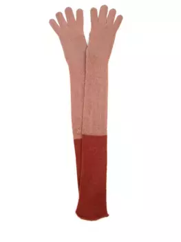 Перчатки кашемировые удлинённые AGNONA