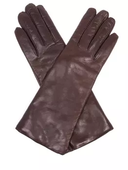 Перчатки удлиненные кожаные