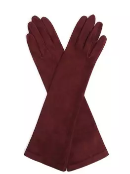 Перчатки замшевые удлиненные