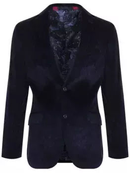 Пиджак хлопковый с принтом