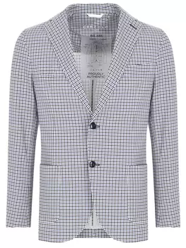 Пиджак хлопковый в клетку