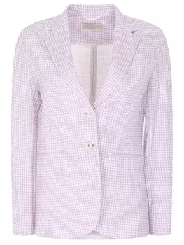 Пиджак хлопковый в клетку