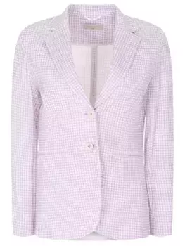 Пиджак хлопковый в клетку CIRCOLO 1901