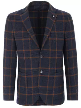 Пиджак хлопковый в клетку L.B.M. 1911