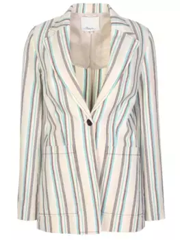 Пиджак хлопковый в полоску