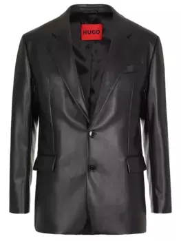 Пиджак из экокожи