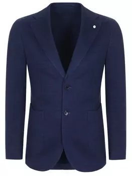 Пиджак из хлопка и льна