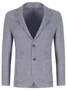Пиджак из хлопка и льна