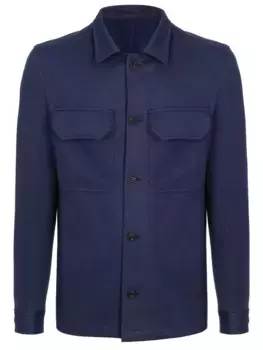 Пиджак из хлопка и льна