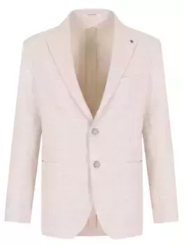 Пиджак из хлопка и льна