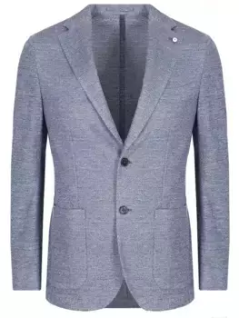 Пиджак из хлопка и льна