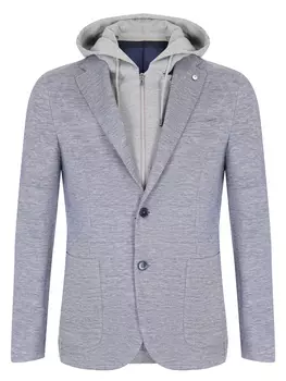 Пиджак из хлопка и льна