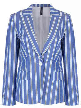 Пиджак из хлопка и льна MARC CAIN