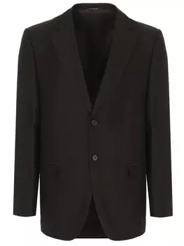 Пиджак из хлопка и льна ZEGNA