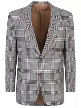 Пиджак из хлопка и шерсти CASTANGIA