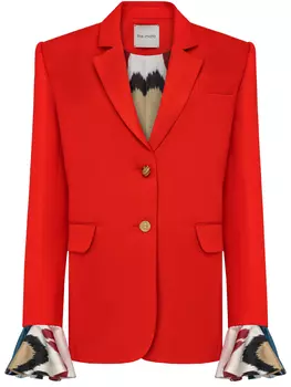 Пиджак из шелка и хлопка Arkan Red THE MAT