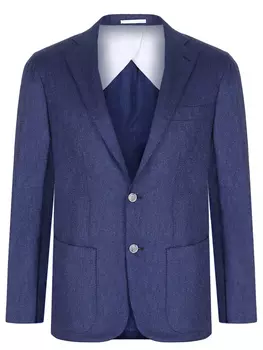 Пиджак из шелка и кашемира BARBA