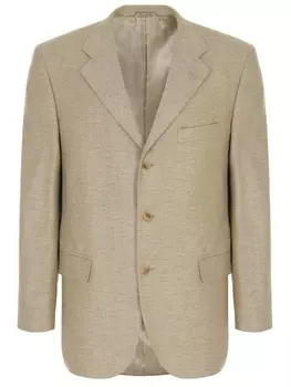 Пиджак из шелка и шерсти LARDINI