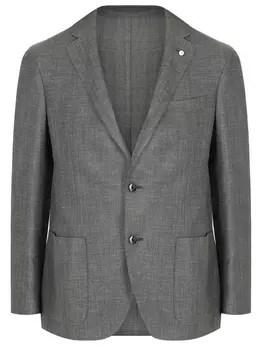 Пиджак из шелка и шерсти LUBIAM