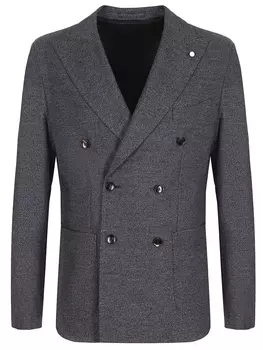 Пиджак из шерсти и хлопка