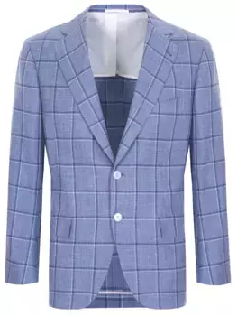 Пиджак из шерсти и льна