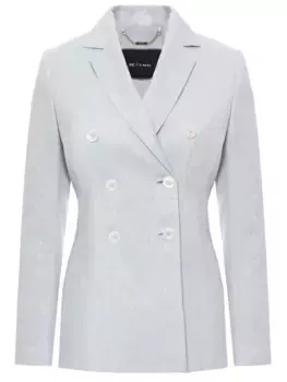 Пиджак из шерсти и льна