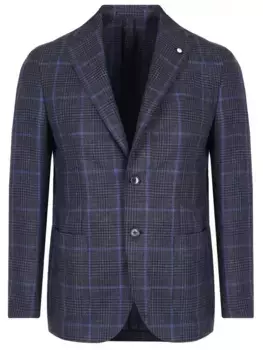 Пиджак из шерсти и льна