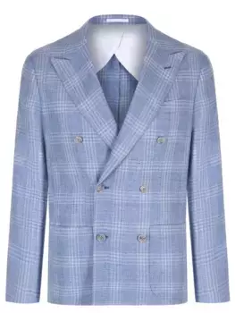 Пиджак из шерсти и льна