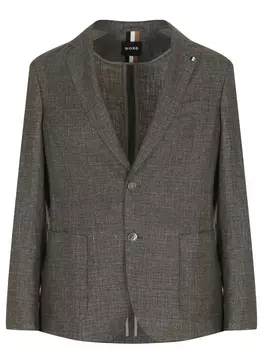 Пиджак из шерсти и льна