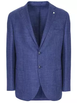 Пиджак из шерсти и шелка