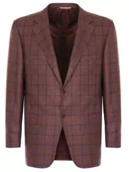 Пиджак из шерсти и шелка