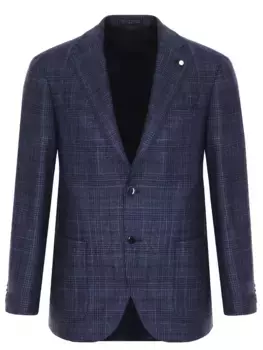 Пиджак из шерсти и шелка